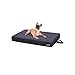 Brunolie Paco - lit Pliable pour Chien, Lavable, orthopédique et antidérapant, Coussin, Mousse à mémoire Respirante, Taille M - Gris