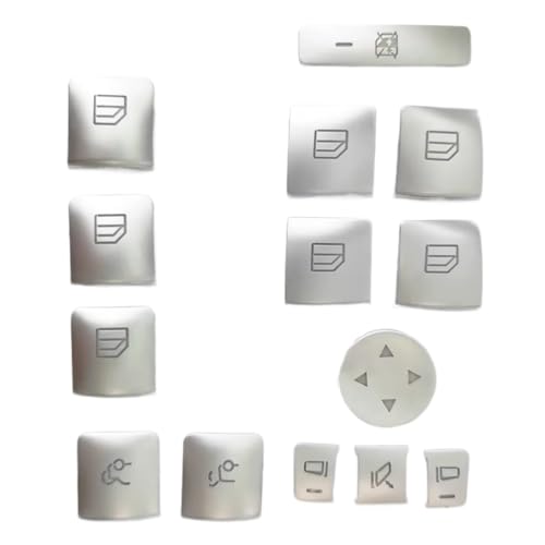 Autocollants de boutons de lève-vitre Mercedes C280 C300 C350 habitacle