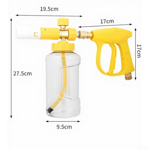 Botella dispensadora de jabón regulable con generador de espuma de cobre de alta presión 1/4 8