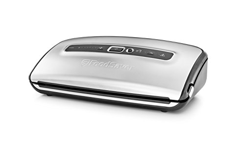 FoodSaver Vakuummaschine mit Ablagefach für Rollen und Schneidmesser, inkl. passender Vakuumbeutel...