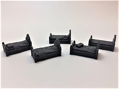 Miniatura 7 de CAMAS - RPG - Calabozos y Dragones - DND - Pathfinder - Señor del Anillo - Figura miniatura (grissin pintar) (Mediano (Cama Humanoide))