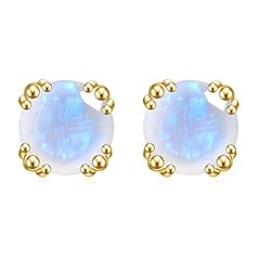 B2-18K Gold Plated Moonstone Earrings