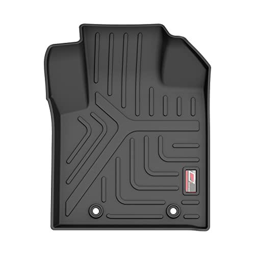 Image of GFX Rubber Car Floor Mats 5 Seater (After-Market) Premium Life Long Foot Mats Compatible with Xuv-700 (2021) (Automatic /Manual) Onwards, Black