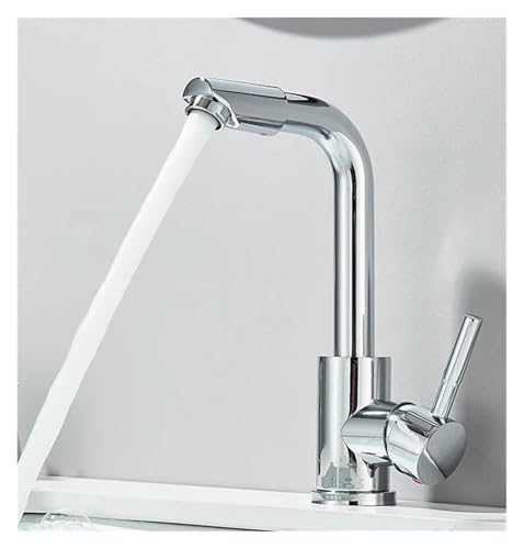 Robinet de salle de bains pour évier moderne en alliage de zinc