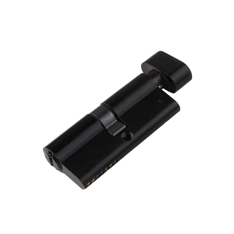 Bombin Cerradura Cerradura de Cilindro de latón for Puertas y Ventanas, Seguridad de 70, 80, 90 y 100 mm, Llave de latón Cerraduras Antibumping(Black-100mm)