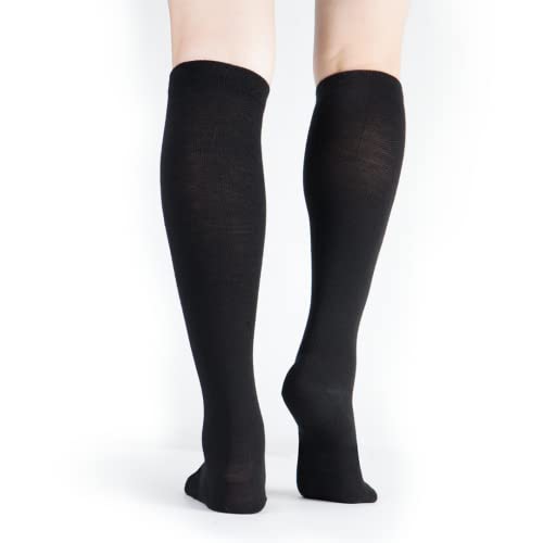 Image of ja vie 80% Merino Wool Ultra Soft 15-20mmHg Graduated Compression Socks for Women & Men