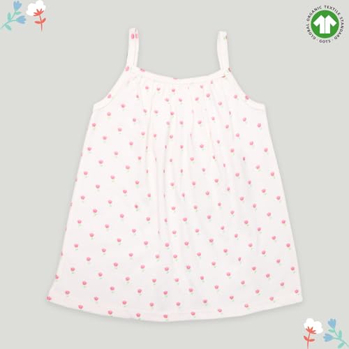 Image of Kidbea Girl's Floral Relaxed Fit Jhabla