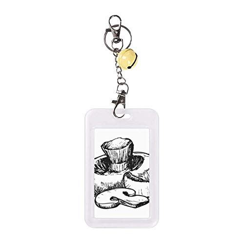 Étui de protection carte de crédit motif ligne Swamm jaune cloche rigide