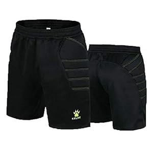 KELME Padded Goalkeeper Shorts – Soccer Goalie Short with Pads for Men and Women