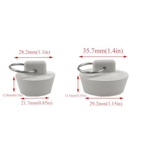 Tapones de Goma para Fregadero y Bañera 6 tamaños miniatura 4