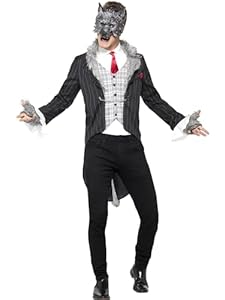 Smiffys Deluxe Big Bad Wolf Costume, Grey Halloween und Karneval