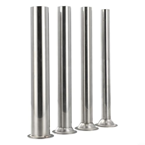 Wurstfüllröhrchen aus Edelstahl, 4 Größen für alle Ihre hausgemachten Fleischrezepte (3,8 cm)