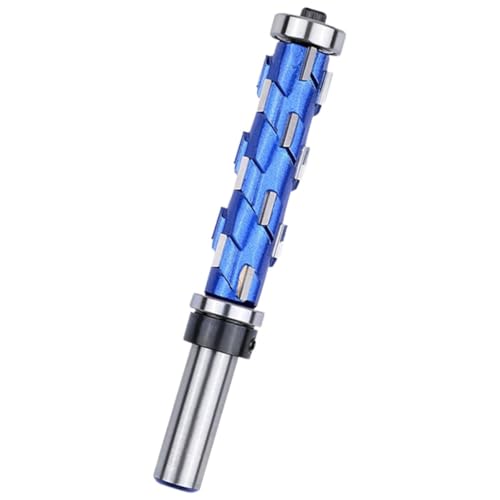 Ipetboom Fraise à Affleurer à Double Roulement Spirale 1-2X19X45 Carbure pour Travail du Bois Finition Menuiserie Précision Coupe Bois Embouts Cnc Adaptables