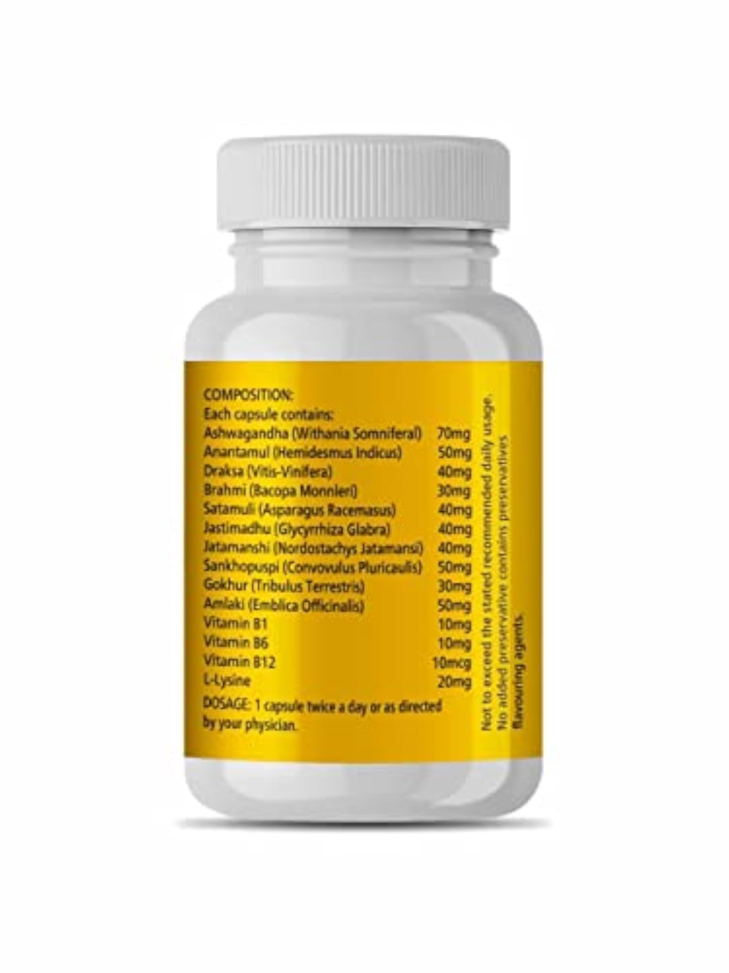 Health Capsules for Immunity & Growth, Ayurvedic Supplement