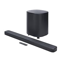 JBL Bar 500MK2, 750W max Output Power and a 10' Wireless subwoofer, Dolby Atmos, MultiBeam 3.0, Black