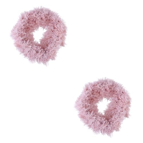 Ciieeo 2 Piezas De Navidad Guirnalda De Flores Rosa De Árboles Navideños De Puerta De Entrada De Navidad De Puerta De Entrada De Invierno Colgante De