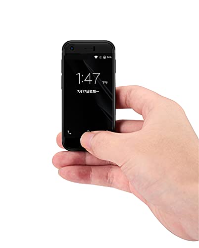 PADY SOYES 7S 3G Mini Smartphone 2.54 Inch Touch Screen 5.0MP RAM 1GB ROM 8GB Quad Core Android 6.0 Cell Phone Backup Mobile Phone Cute Students Smartphone (Black) (XS11)