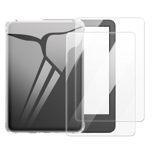 Coque Kindle 11 2022 avec verre trempé pour lire en voyage et dans les transports sans risque