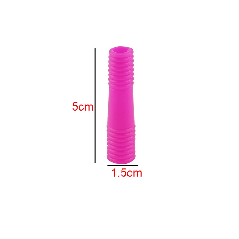 12 tijeras de silicona para cutículas, para manicura, pedicura, tijeras de cutículas, tijeras de piel muerta, color aleatorio