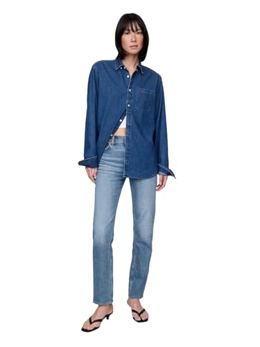 Image of Gap Women's High Rise 90s Slim Straight Denim Jeans