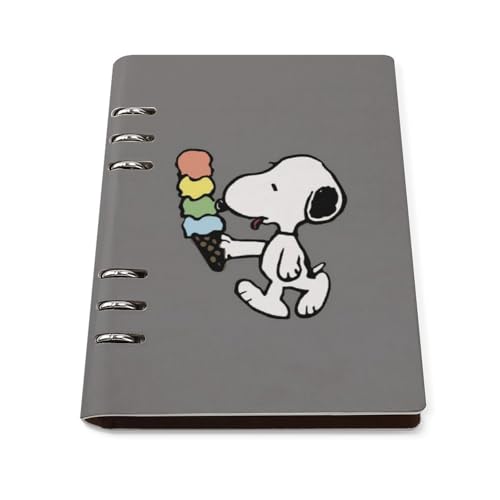 スヌーピー ルーズリーフ さらさら書ける メモ帳 ダイアリー ノート キャンパスノート 用途別 日記 A5 日記帳