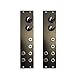 Blank Panel for Eurorack 6HP with 2 Potentiometer and 6 Jack Holes,DIY Synthesizer Front Panel for Modular Synth Rack,Blank Panel for Modular Synthesizer Builders(2 Packs)