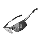 TJUTR Photochrome Sonnenbrille Brille im Sonnenbrille Autofahren Photochromatisch Sports UV400-Sc...