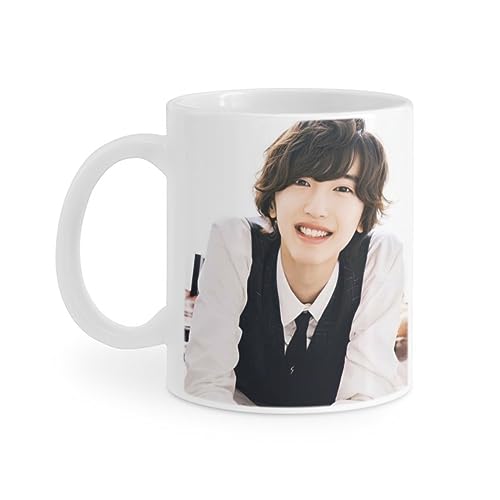 なにわ.男子 道枝駿佑 マグカップ カップ コップ コーヒーカップ 食洗器可 食器 プリントマグカップ おしゃれ 大きめ 陶器 萌え グッズ ギフト みちえだ しゅんすけ みっちー なにふぁむ 俳優 タレント 歌手 アイドル