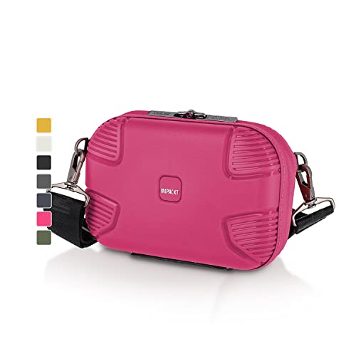 Sac à main en bandoulière en forme de seau Ip1 noir en cuir