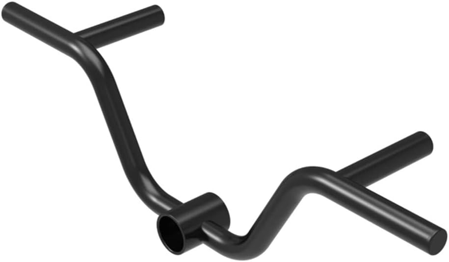 Thigh & Hip Strengtheners Multi-Grip T Barbell Handles, Solid Steel V Straight Mine Attachment, Fits 1 & 2 Inch Olympic Bars, Home Gym Equipment for Squat Triceps Back Workout