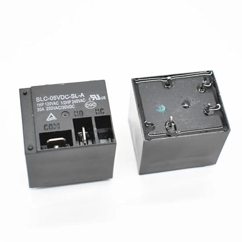 Relés de potencia SLC-05VDC-SL-A 5V 30A interruptor de alta carga para proyectos electrónicos