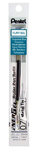 Pentel Refill Ink For Energel Rtx Retractable Gel Pen, 12 Pack, 0.7Mm, Medium Point, Turquoise Blue (Lr7-S3) #TOP2