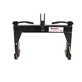 RanchEx 102851 Quick Hitch, Adjustable Top Bracket, Cat 1, Includes Top Pins and Adapter Bushings