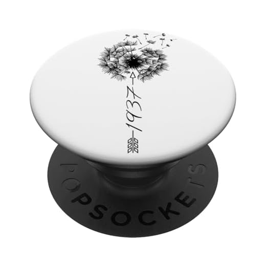 Solo cumpleaños 1937 Regalo de diente flower león Dandelion PopSockets PopGrip Intercambiable