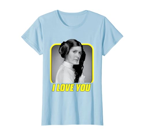 Star Wars Princess Leia I Love You Valentine's Day T-Shirt T-Shirt