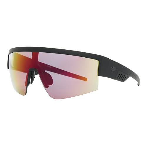 Rawlings Men's Skylar Shield Sunglasses, Black, 129 mm