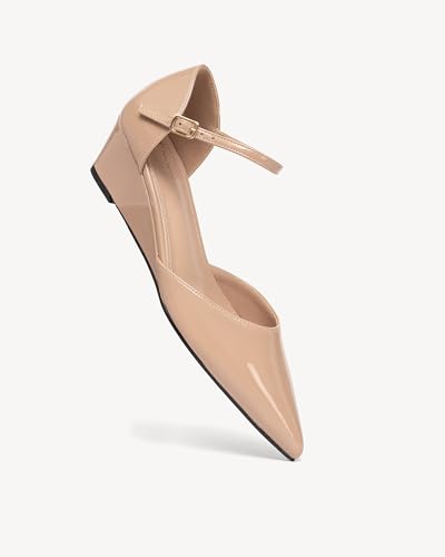 Women's Wedge Heel Pumps High Heel Adjustable Straps Pointed Toe Heels for Women Comfortable Wedge Heels Office&Party3