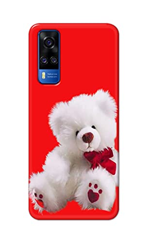 Image of PRINTFIDAA Teddy Bear Love Romantic Valentines Day Dumbo Printed Designer Hard Back Case Cover for Vivo Y51 / Vivo Y51A / Vivo Y31 -(TI) MVN1001