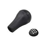 ELSOON 52104174 5-Speed Manual Gear Shift Knob w/Cover Compatible with Dodge Ram 1500 2500 3500, Dakota, Jeep Wrangler, Cherokee, 4446921 Replacement