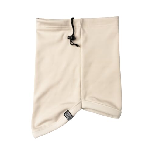 Britt's Knits Thermal Tech Neck Warmer Cold Weather Neck Gaiter Drawstring Sport Cord