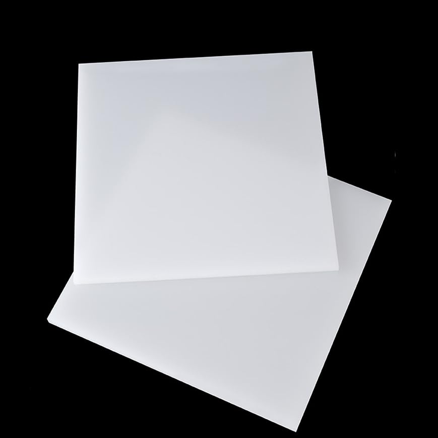 WANG TII DOO Placa De Nylon PA6 Blanca De 100×100mm, Grosor 20–30mm, Hoja De Plástico PA6 para Proyectos DIY, Piezas De Protótipo,20mm