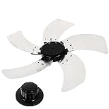 Holibanna 5 Aspa Del Ventilador De Piso Hojas De Abanico Con Tapa De Nuez Reemplazo De Ventilador De Plástico Accesorios Para Ventiladores Ventilador Eléctrico Aleación De Aluminio Lámina