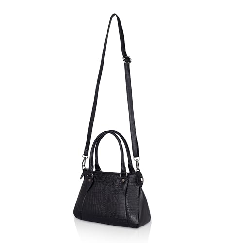 Image of DORPER MONEY Hill Full-Grain Durable Leather Top-Handle satchel Tote Handbags & Shoulder Sling Bags For Women Office Branded Stylish Latest