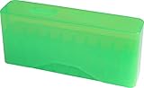 MTM 20 Round Slip-Top Rifle Ammo Box (MLD, Clear Green)