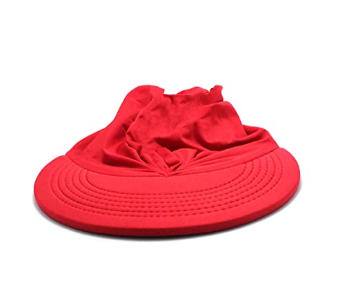 Viseira Boné Esportivo Turbante Feminina Verão L-02(Vermelho)