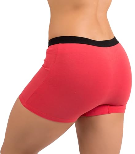 Image of EVARI Women's Cotton Boyshort Underwear Panties - Breathable Underwear for Women, Tagless Boxer Briefs, Seamless Boy Shorts