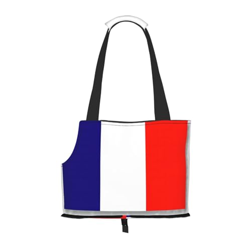 Sac de transport pour petits chiens et chats motif drapeau français - 2