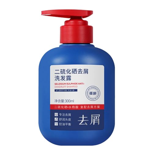 Champú anticaspa, 300 ml, sulfuro de selenio, para hombres y mujeres, humedad 1 unidad