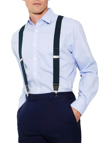 Tirantes para pantalones con acabados reforzados y herrajes metálicos de larga duración