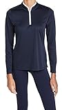 Tory Sport Women's Performance Half-Zip Pullover, Tory Navy, Blue, L